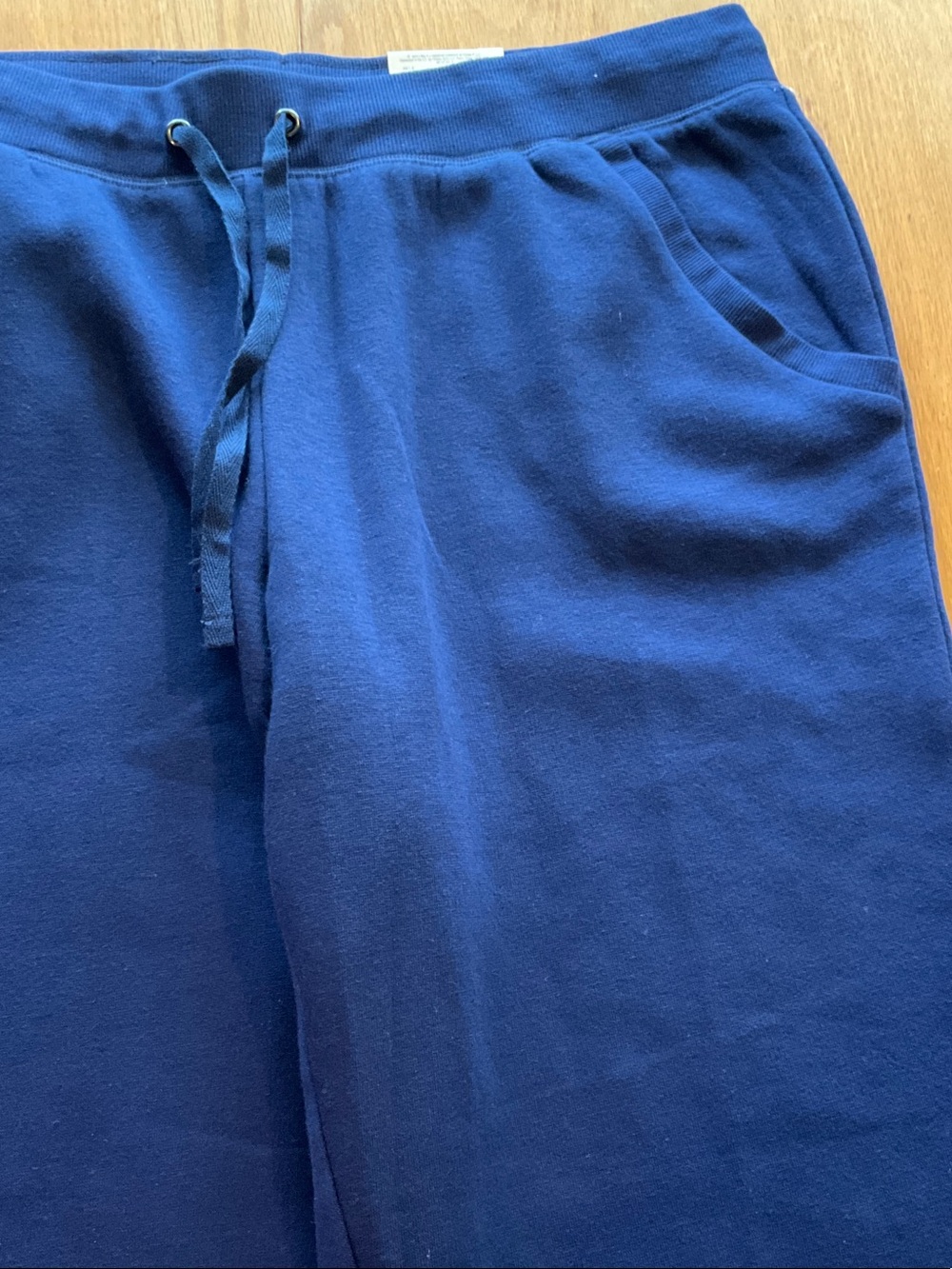 NWT St. John's Bay Navy Blue Mid Rise Easy Fit Drawstring Jogger Pants - Picture 6 of 12